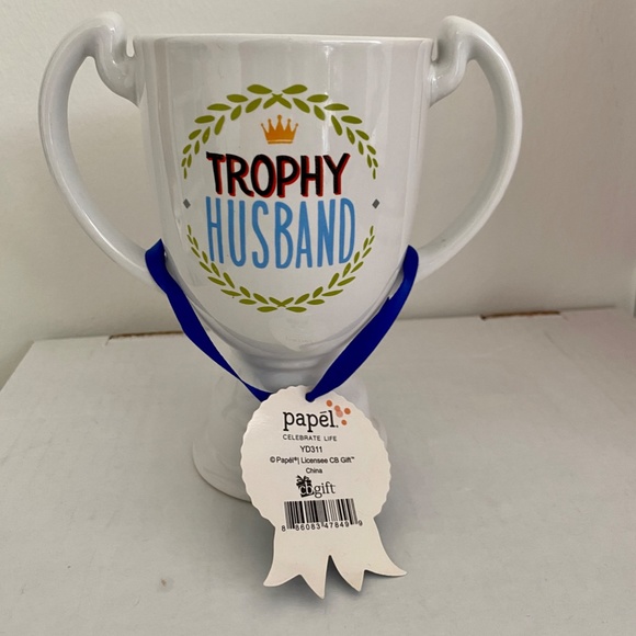 NWT - Trophy Husband Cup Mug Gag Gift Wedding Bachelor - Picture 4 of 4